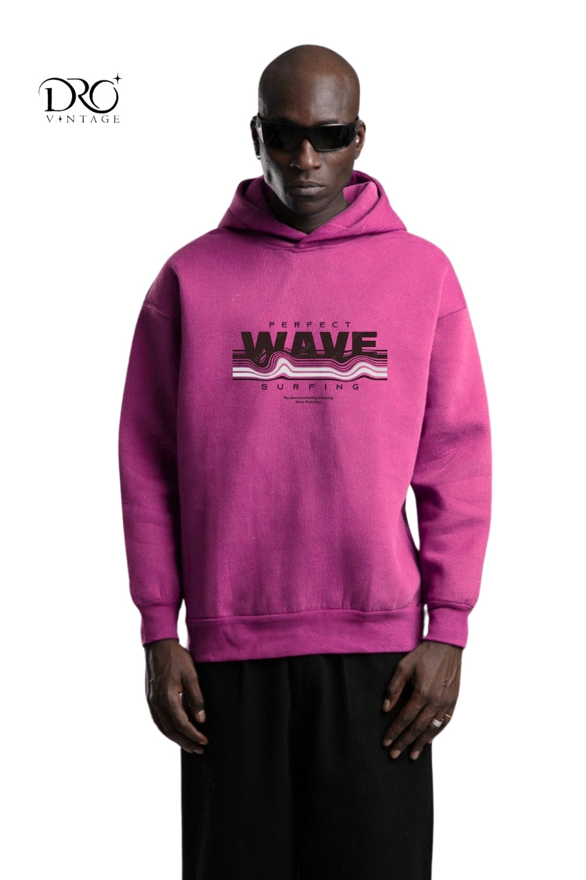 Dro Vintage Perfect Wave Surfing Hoodie